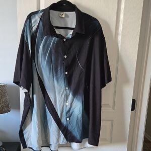 Stylish Black and Blue Men's Shirt